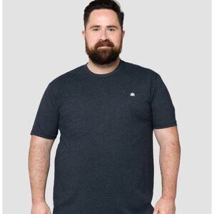 NWT Into The AM Basic Crew Neck Tee Navy 2XL Logo T-Shirt